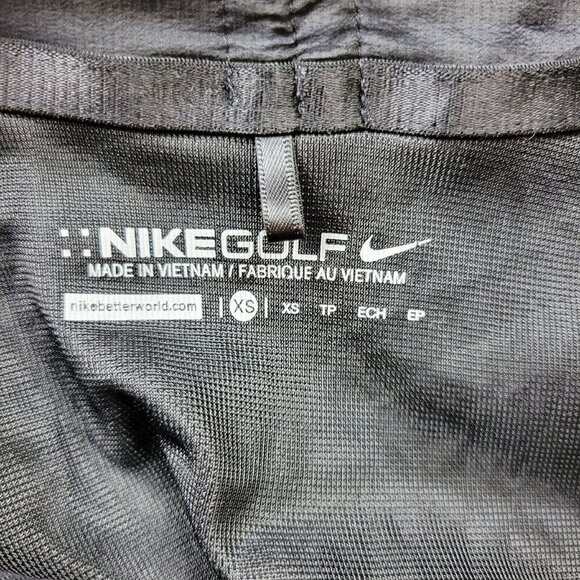 Nike Jacket Womens XS Flight Convertible Golf Black Removable Sleeves Vest - Picture 8 of 10